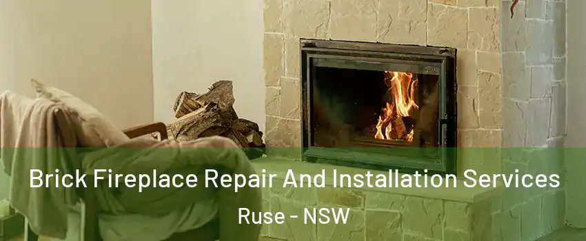 Brick Fireplace Repair And Installation Services Ruse - NSW