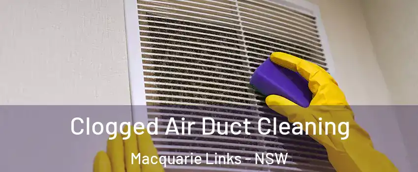 Clogged Air Duct Cleaning Macquarie Links - NSW