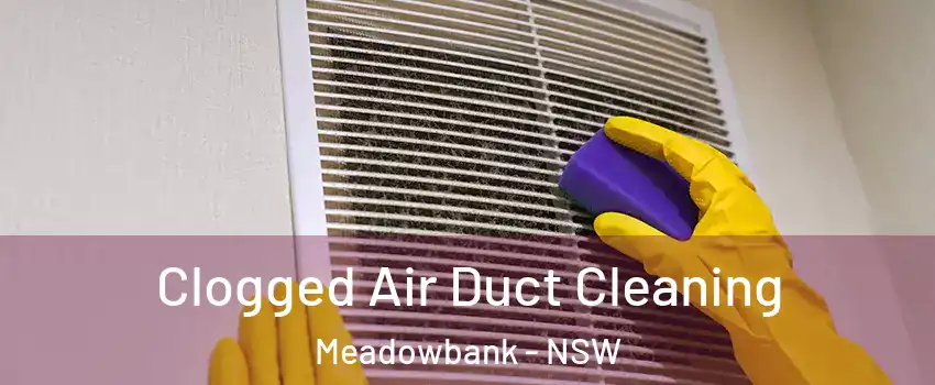 Clogged Air Duct Cleaning Meadowbank - NSW