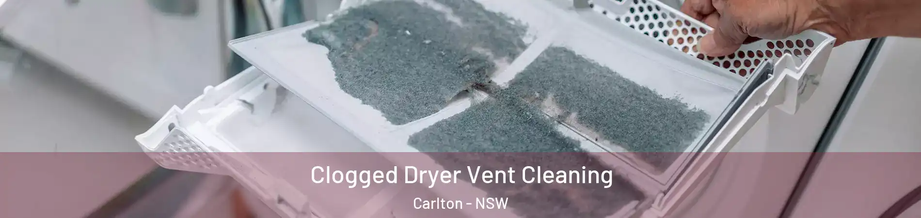 Clogged Dryer Vent Cleaning Carlton - NSW