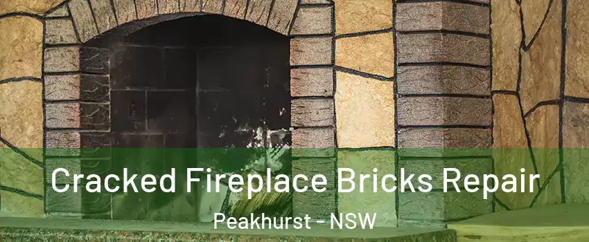 Cracked Fireplace Bricks Repair Peakhurst - NSW