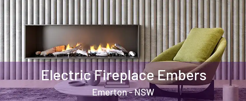 Electric Fireplace Embers Emerton - NSW