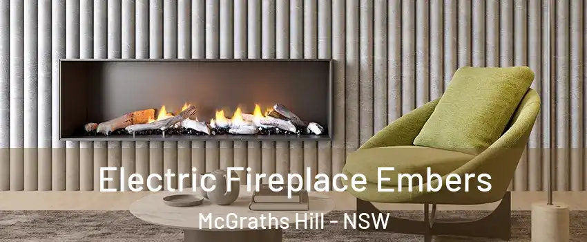 Electric Fireplace Embers McGraths Hill - NSW