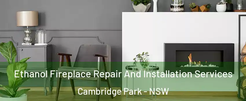 Ethanol Fireplace Repair And Installation Services Cambridge Park - NSW
