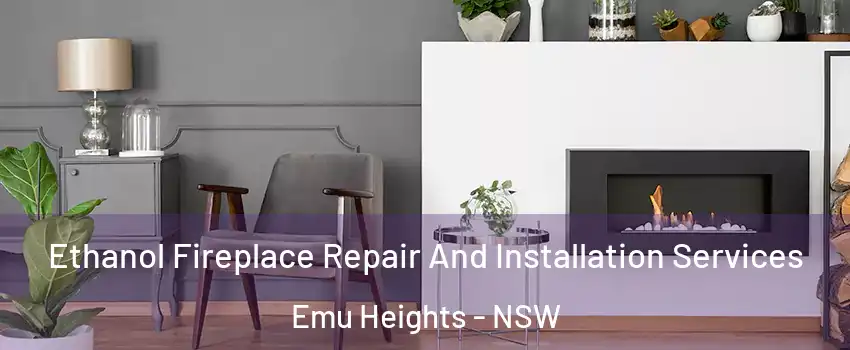Ethanol Fireplace Repair And Installation Services Emu Heights - NSW