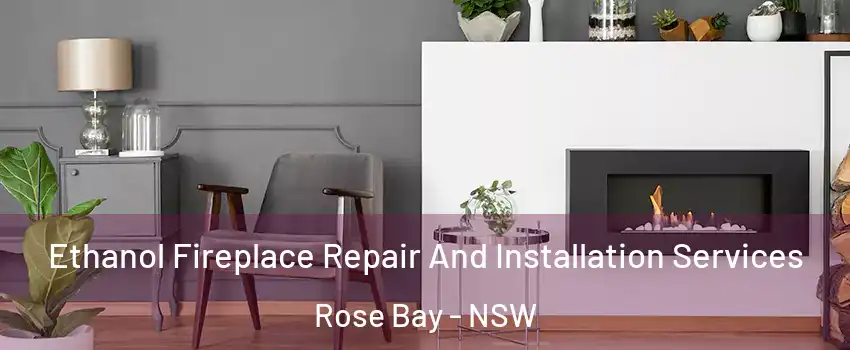 Ethanol Fireplace Repair And Installation Services Rose Bay - NSW