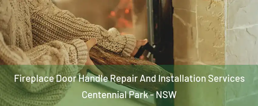 Fireplace Door Handle Repair And Installation Services Centennial Park - NSW