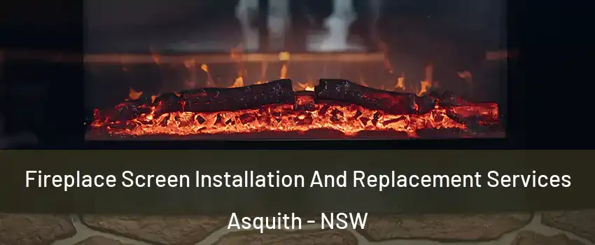 Fireplace Screen Installation And Replacement Services Asquith - NSW