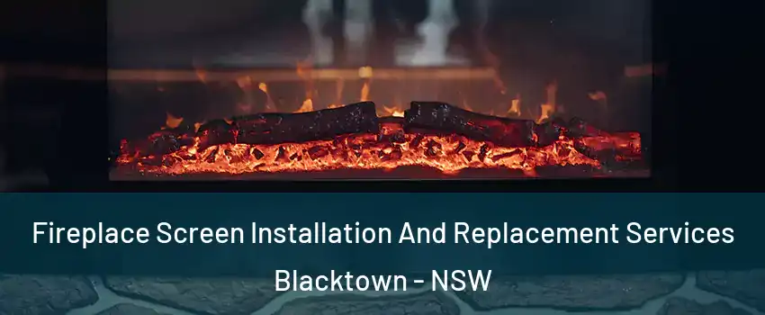 Fireplace Screen Installation And Replacement Services Blacktown - NSW