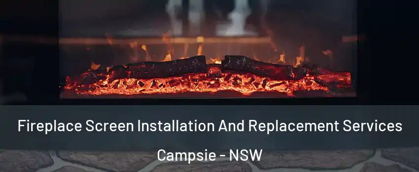 Fireplace Screen Installation And Replacement Services Campsie - NSW