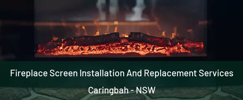 Fireplace Screen Installation And Replacement Services Caringbah - NSW