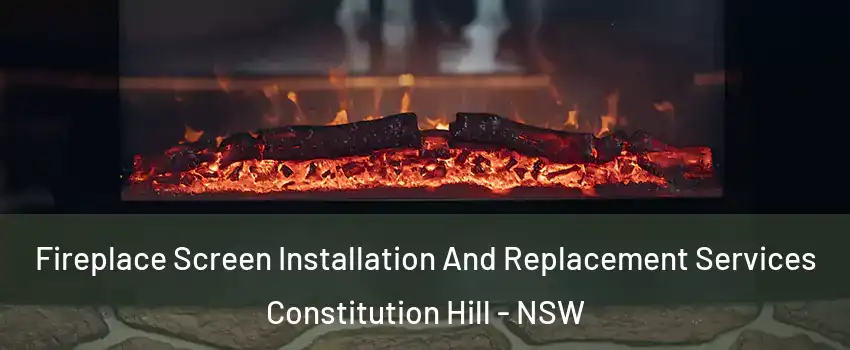 Fireplace Screen Installation And Replacement Services Constitution Hill - NSW