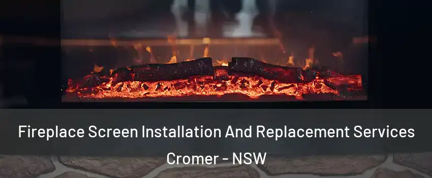 Fireplace Screen Installation And Replacement Services Cromer - NSW