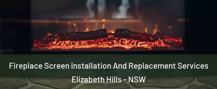 Fireplace Screen Installation And Replacement Services Elizabeth Hills - NSW