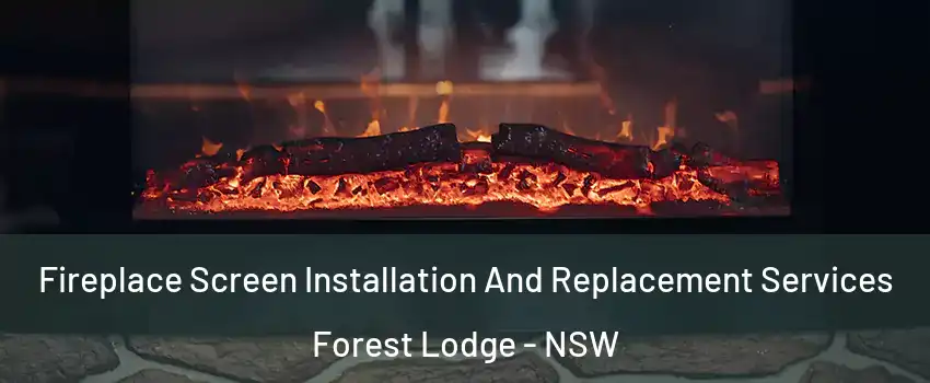 Fireplace Screen Installation And Replacement Services Forest Lodge - NSW