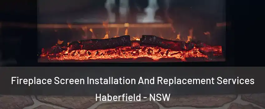 Fireplace Screen Installation And Replacement Services Haberfield - NSW