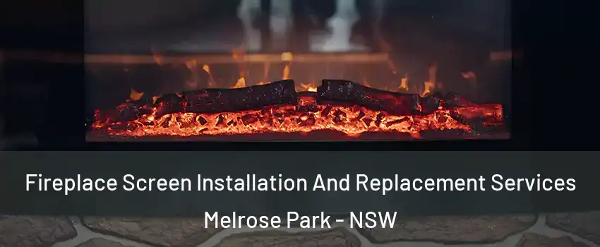 Fireplace Screen Installation And Replacement Services Melrose Park - NSW