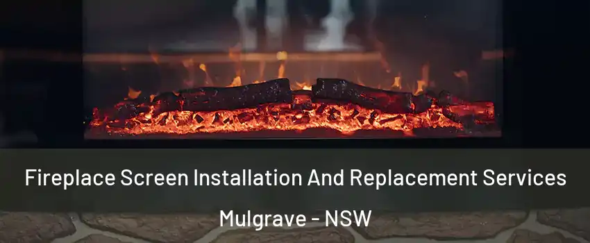 Fireplace Screen Installation And Replacement Services Mulgrave - NSW
