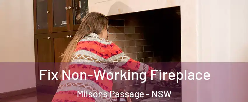 Fix Non-Working Fireplace Milsons Passage - NSW