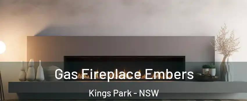 Gas Fireplace Embers Kings Park - NSW