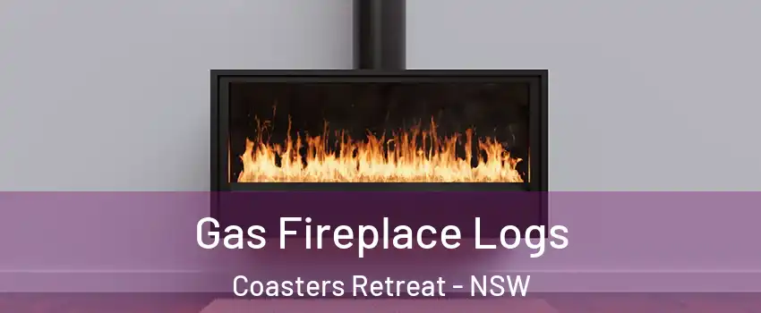 Gas Fireplace Logs Coasters Retreat - NSW