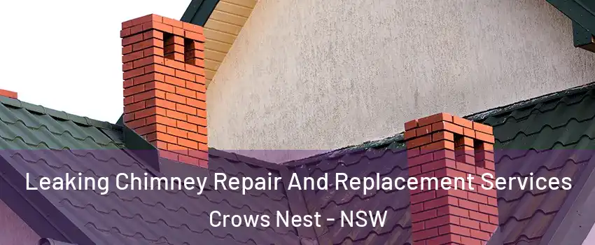 Leaking Chimney Repair And Replacement Services Crows Nest - NSW