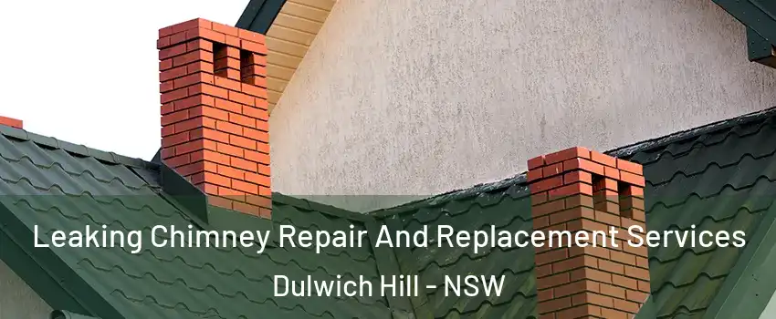 Leaking Chimney Repair And Replacement Services Dulwich Hill - NSW