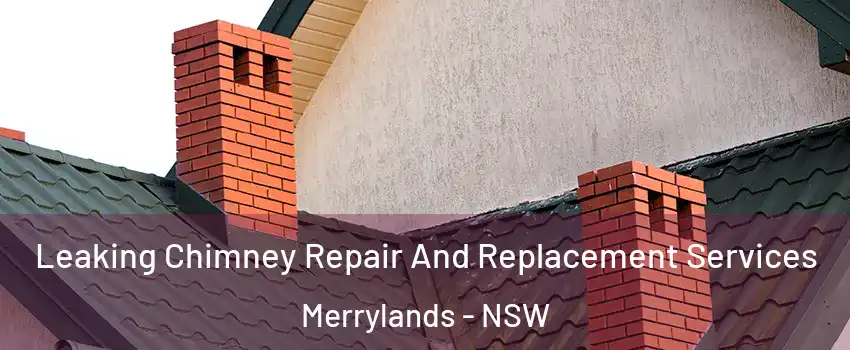 Leaking Chimney Repair And Replacement Services Merrylands - NSW