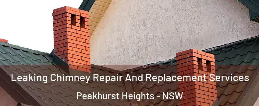 Leaking Chimney Repair And Replacement Services Peakhurst Heights - NSW