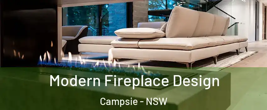 Modern Fireplace Design Campsie - NSW
