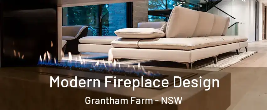 Modern Fireplace Design Grantham Farm - NSW