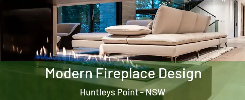 Modern Fireplace Design Huntleys Point - NSW