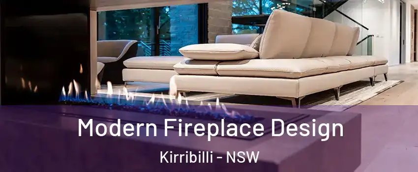 Modern Fireplace Design Kirribilli - NSW