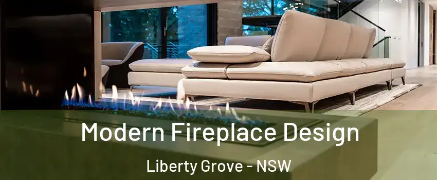 Modern Fireplace Design Liberty Grove - NSW