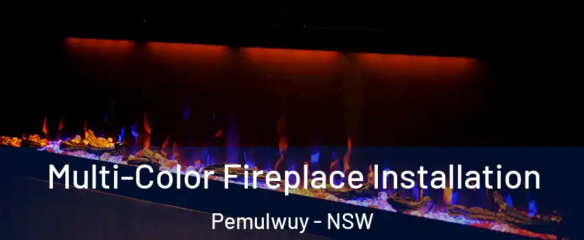 Multi-Color Fireplace Installation Pemulwuy - NSW