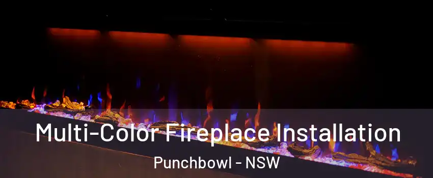 Multi-Color Fireplace Installation Punchbowl - NSW