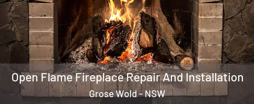 Open Flame Fireplace Repair And Installation Grose Wold - NSW