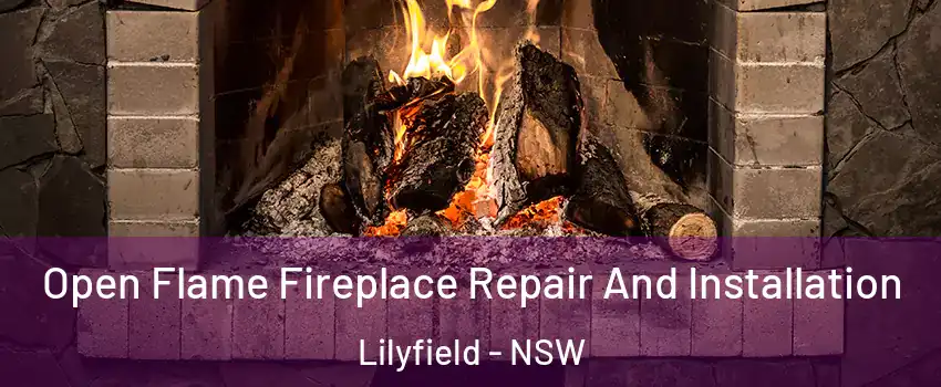 Open Flame Fireplace Repair And Installation Lilyfield - NSW