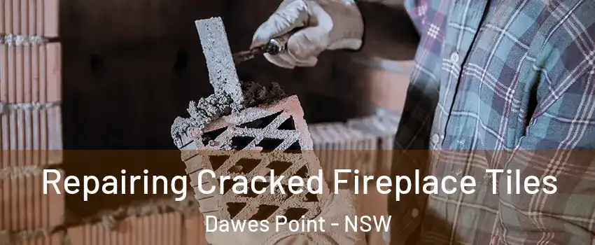 Repairing Cracked Fireplace Tiles Dawes Point - NSW