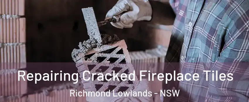 Repairing Cracked Fireplace Tiles Richmond Lowlands - NSW